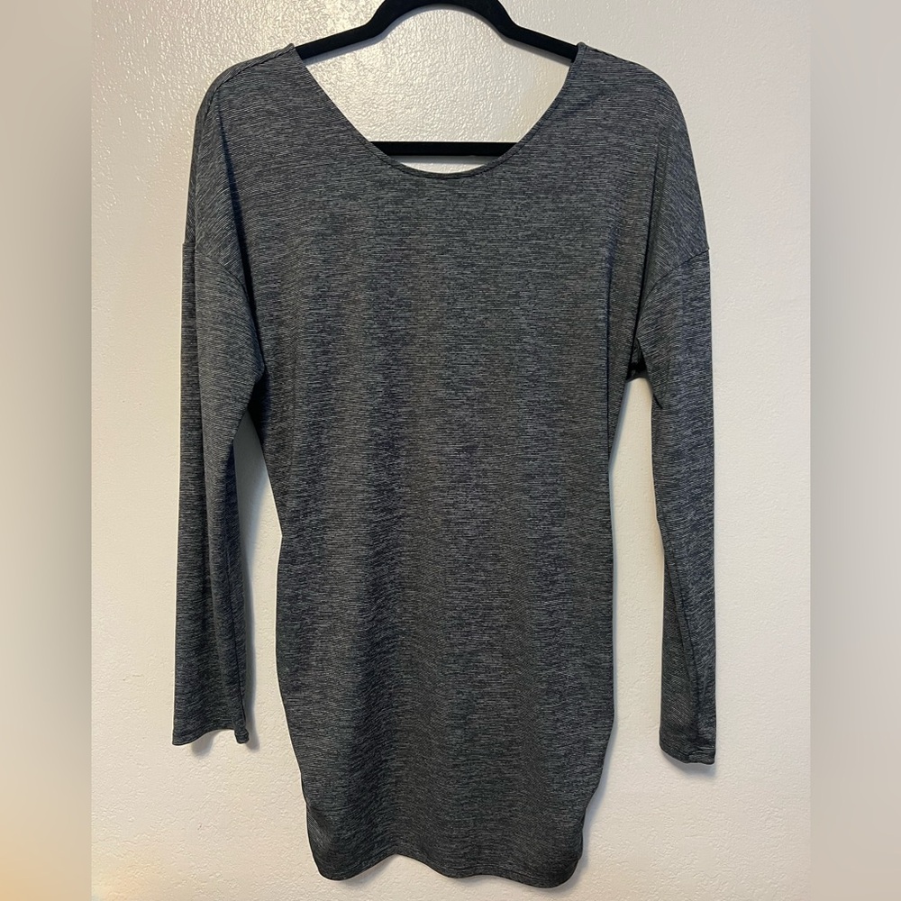 LUCY | Gray Long Sleeve Dress
